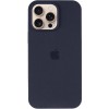 Чохол Silicone Case Full Protective (AA) для Apple iPhone 15 Pro Max (6.7") Темно-синій / Midnight blue