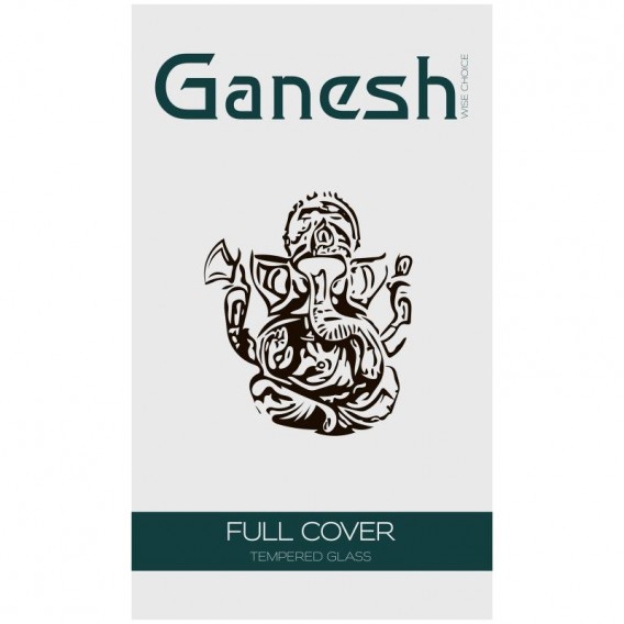 Захисне скло Ganesh (Full Cover) для Apple iPhone 15 Pro Max (6.7"), Чорний