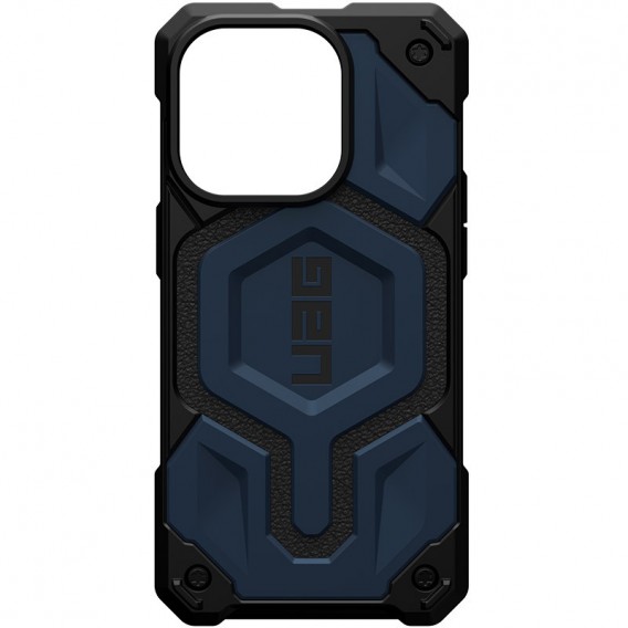 Удароміцний чохол UAG Monarch Pro with MagSafe Leather Apple iPhone 15 Plus / 14 Plus (6.7"), Синій