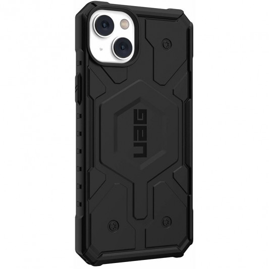 Ударостійкий чохол UAG Pathfinder with MagSafe для Apple iPhone 15 Plus / 14 Plus (6.7") Чорний - зображення 4 