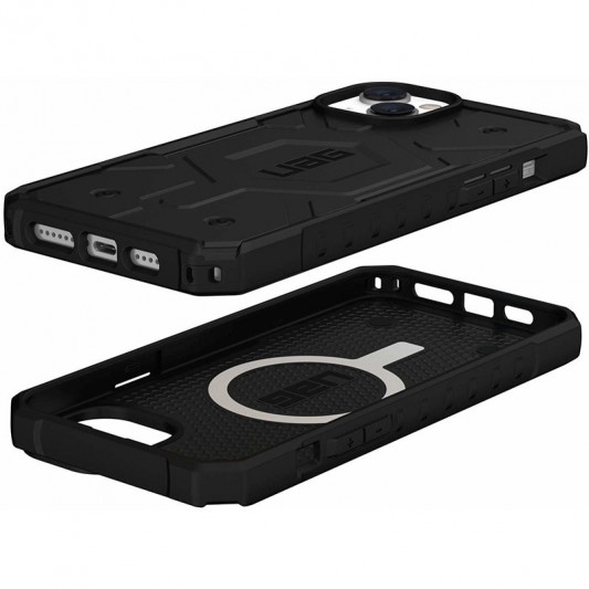 Ударостійкий чохол UAG Pathfinder with MagSafe для Apple iPhone 15 Plus / 14 Plus (6.7") Чорний - зображення 5 