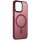 TPU+PC чехол Metal Buttons with MagSafe Colorful для Apple iPhone 15 (6.1") Бордовый / Wine Red
