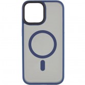 TPU+PC чехол Metal Buttons with MagSafe для Apple iPhone 15 Plus (6.7 дюйма) Синий