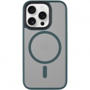 TPU+PC чехол Metal Buttons with MagSafe для Apple iPhone 15 Pro (6.1"), Зеленый