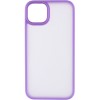 TPU+PC чехол Metal Buttons для Apple iPhone 15 Plus (6.7"), Сиреневый