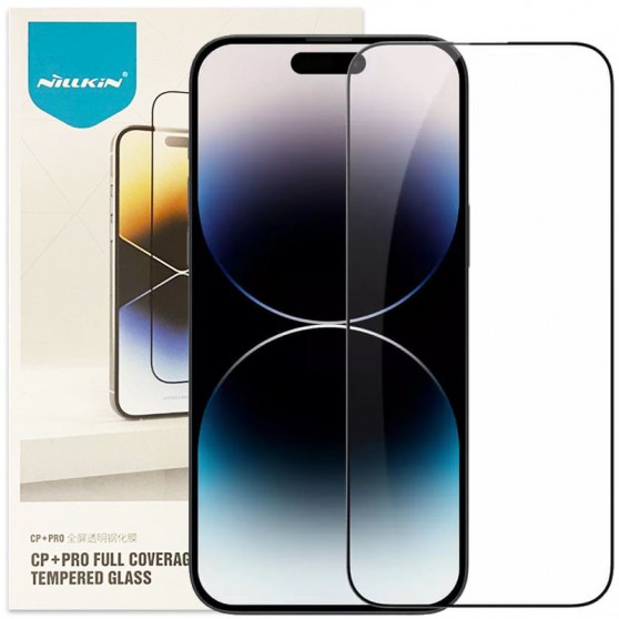Защитное стекло Nillkin (CP+PRO) для Apple iPhone 15 / 16 (6.1") Черный