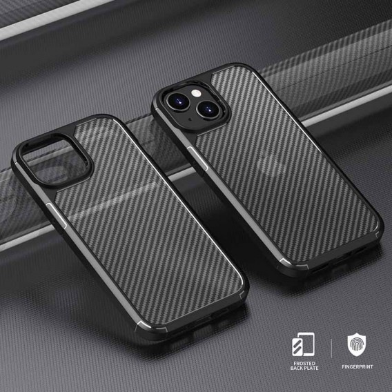 Чохол TPU+PC Line для Apple iPhone 15 (6.1"), Black