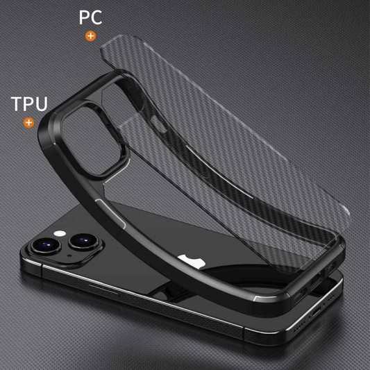 Чехол TPU+PC Line для Apple iPhone 15 Plus (6.7"), Black - изображение 2