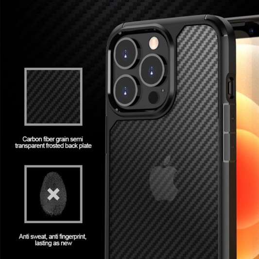 Чохол TPU+PC Line для Apple iPhone 15 Pro (6.1"), Black - зображення 4 