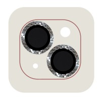 Защитное стекло Metal Shine на камеру (в упак.) для Apple iPhone 15 (6.1