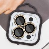 Защитное стекло Metal Shine на камеру (в упак.) для Apple iPhone 15 Pro (6.1") / 15 Pro Max (6.7"), Золотой / Gold