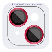 Захисне скло Metal Classic на камеру (в упак.) Apple iPhone 15 (6.1") / 15 Plus (6.7"), Червоний / Red