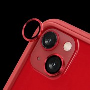 Захисне скло Metal Classic на камеру (в упак.) Apple iPhone 15 (6.1") / 15 Plus (6.7"), Червоний / Red