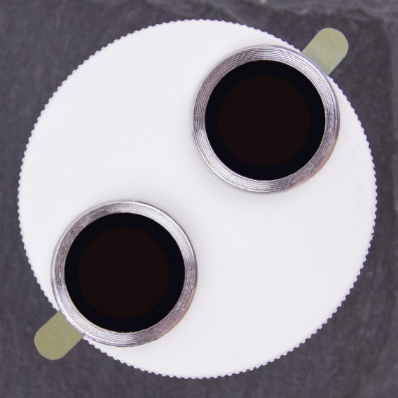 Захисне скло Metal Classic на камеру iPhone 15 / 15 Plus, Срібний / Silver