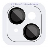 Захисне скло Metal Classic на камеру (у упак.) для Apple iPhone 15 (6.1") / 15 Plus (6.7") Чорний / Midnight