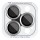Защитное стекло Metal Classic на камеру (в упак.) для Apple iPhone 15 Pro (6.1") / 15 Pro Max (6.7") Серебряный / Silver