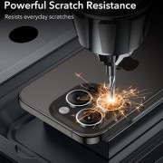 Захисне скло Metal Classic на камеру (в упак.) Apple iPhone 15 Pro (6.1") / 15 Pro Max (6.7"), Срібний / Silver