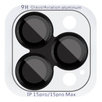 Защитное стекло Metal Classic на камеру (в упак.) для Apple iPhone 15 Pro (6.1