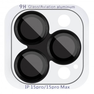 Защитное стекло Metal Classic на камеру (в упак.) для Apple iPhone 15 Pro (6.1