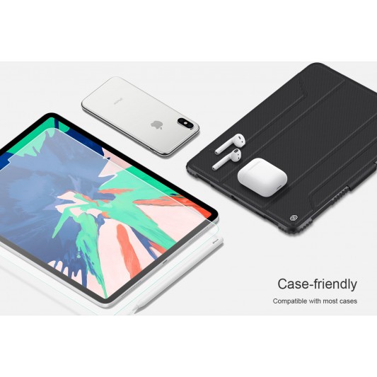 Захисне скло Nillkin (H+) для Apple iPad Pro 12.9" (2018-2022) Прозорий - зображення 5 