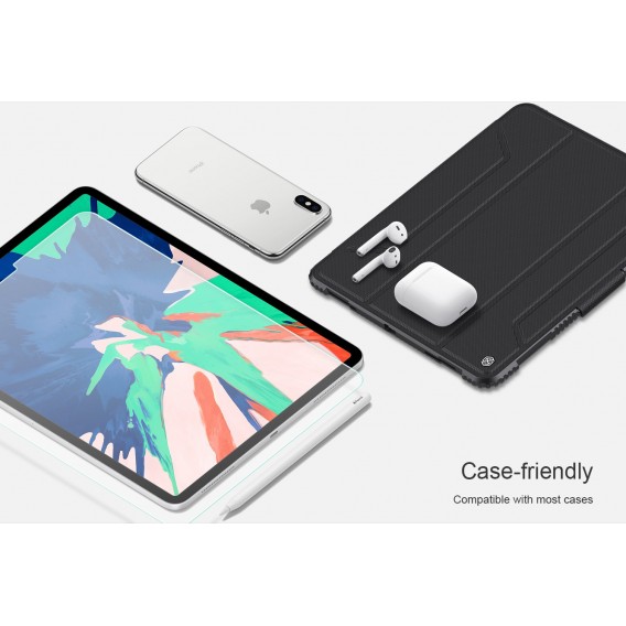 Защитное стекло Nillkin (H+) для Apple iPad Pro 12.9" (2018-2022), Прозрачный