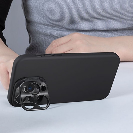 Чохол Silicone Nillkin LensWing Magnetic для Apple iPhone 14 Pro (6.1") Чорний / Black - зображення 6 