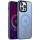 TPU+PC чохол Metal Buttons with MagSafe Colorful для Apple iPhone 14 Pro (6.1") Блакитний / Sierra Blue