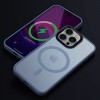 TPU+PC чохол Metal Buttons with MagSafe Colorful для Apple iPhone 14 Pro (6.1"), Блакитний