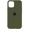 Чохол Silicone Case Full Protective (AA) для Apple iPhone 15 Plus (6.7"), Зелений / Dark Olive
