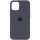 Чехол Silicone Case Full Protective (AA) для Apple iPhone 15 Plus (6.7") Серый / Dark Gray