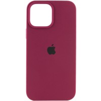 Чехол Silicone Case Full Protective (AA) для Apple iPhone 15 Pro (6.1") Бордовый / Maroon