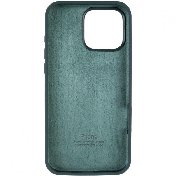 Чехол Silicone Case Full Protective (AA) для Apple iPhone 15 Pro (6.1"), Зеленый / Forest green