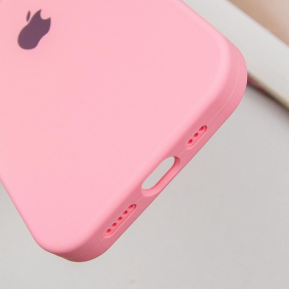 Чохол Silicone Case Full Protective (AA) для Apple iPhone 15 Pro (6.1"), Рожевий / Light pink