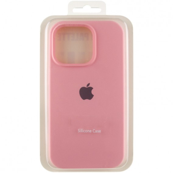 Чохол Silicone Case Full Protective (AA) для Apple iPhone 15 Pro (6.1"), Рожевий / Light pink