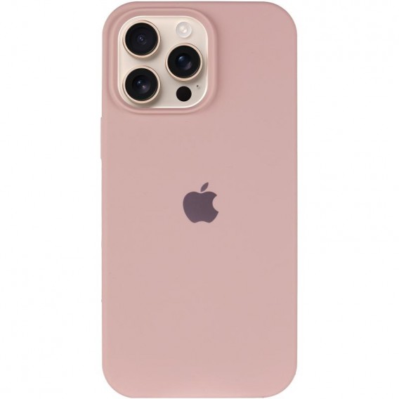 Чохол для iPhone 15 Pro Silicone Case Full Protective (Pink Sand)