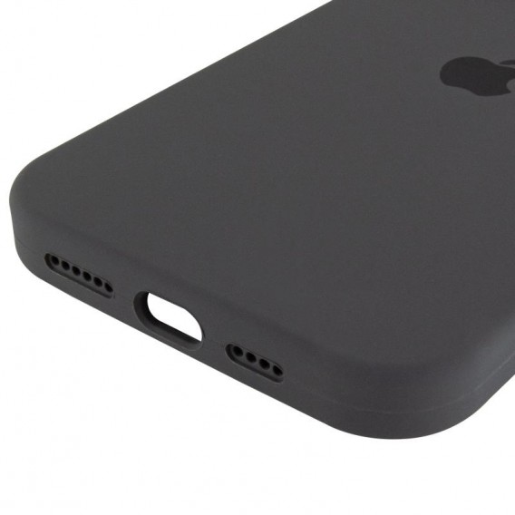 Чохол Silicone Case Full Protective (AA) для Apple iPhone 15 Pro (6.1") Сірий / Dark Gray