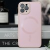 Чехол TPU+Glass Sapphire Midnight with MagSafe для Apple iPhone 12 Pro (6.1"), Розовый / Pink Sand