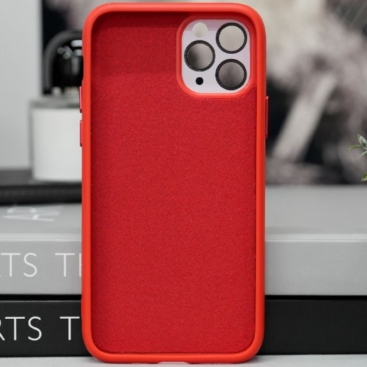 Чохол TPU+Glass Sapphire Midnight with MagSafe для Apple iPhone 13 Pro Max (6.7") Червоний / Red - зображення 2 