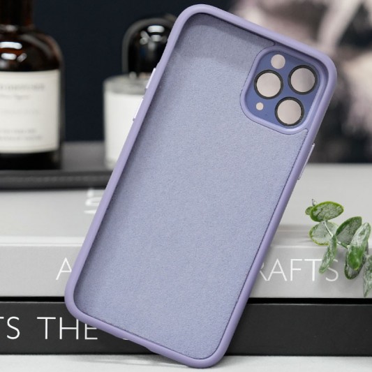 Чохол TPU+Glass Sapphire Midnight with MagSafe для Apple iPhone 13 Pro Max (6.7") Бузковий / Dasheen - зображення 2 