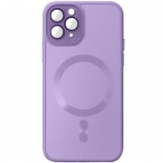 Чохол TPU+Glass Sapphire Midnight with MagSafe для Apple iPhone 13 Pro Max (6.7") Бузковий / Lilac