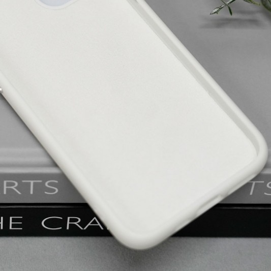 Чехол TPU+Glass Sapphire Midnight with MagSafe для Apple iPhone 14 (6.1") Белый / White - изображение 1