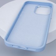 Шкіряний чохол Bonbon Leather Metal Style with MagSafe Apple iPhone 11 (6.1"), Блакитний / Mist blue