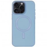 Шкіряний чохол Bonbon Leather Metal Style with MagSafe для Apple iPhone 12 Pro Max (6.7") Блакитний / Mist blue Шкіряний чохол Bonbon Leather Metal Style with MagSafe для Apple iPhone 12 Pro Max (6.7") Блакитний / Mist blue