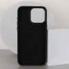 Шкіряний чохол Bonbon Leather Metal Style with MagSafe Apple iPhone 13 Pro (6.1"), Чорний / Black