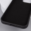 Шкіряний чохол Bonbon Leather Metal Style with MagSafe Apple iPhone 13 Pro (6.1"), Чорний / Black