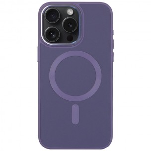 Кожаный чехол Bonbon Leather Metal Style with MagSafe для Apple iPhone 14 Pro (6.1