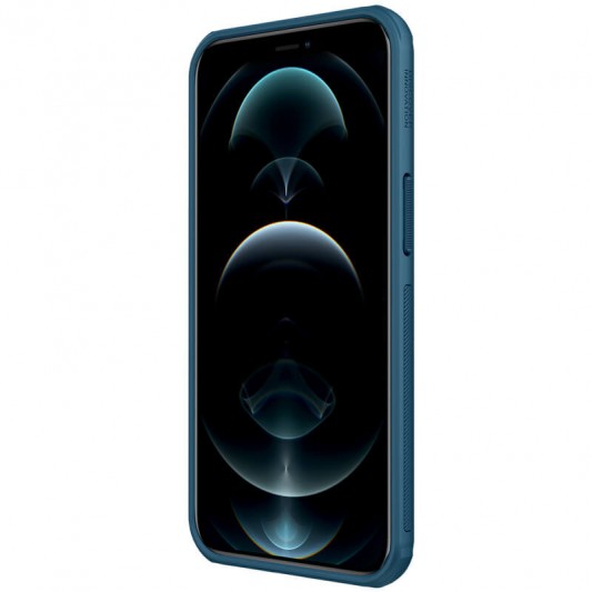 Чехол Nillkin Matte Magnetic Pro для Apple iPhone 15 (6.1") Синий / Blue - изображение 3