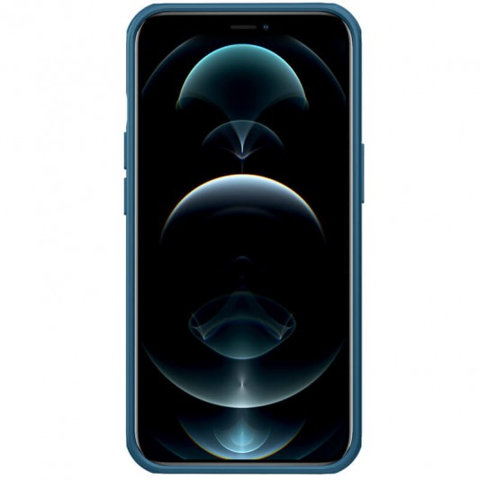 Чехол Nillkin Matte Magnetic Pro для Apple iPhone 15 Plus (6.7") Синий / Blue - изображение 1
