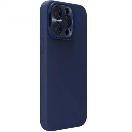 Чехол Silicone Nillkin LensWing Magnetic для Apple iPhone 15 Pro (6.1") Синий / Blue - изображение 1