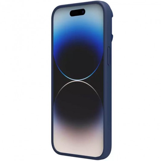 Чехол Silicone Nillkin LensWing Magnetic для Apple iPhone 15 Pro (6.1") Синий / Blue - изображение 2